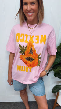 Pink Mexico Papaya T-shirt