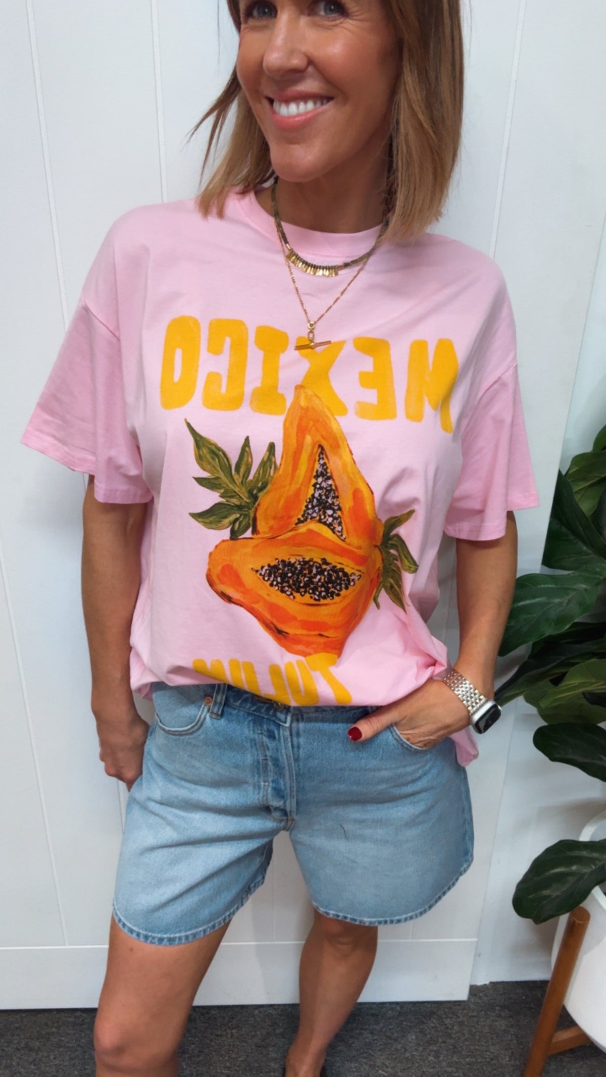 Pink Mexico Papaya T-shirt