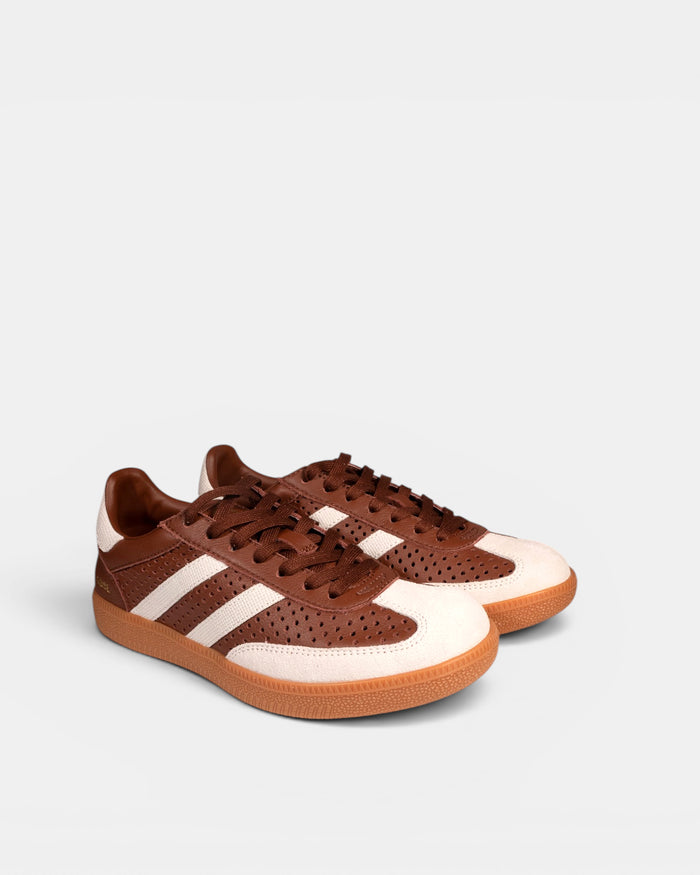 Goodsole 2001 Kindred Punched - Choc/Beige Leather