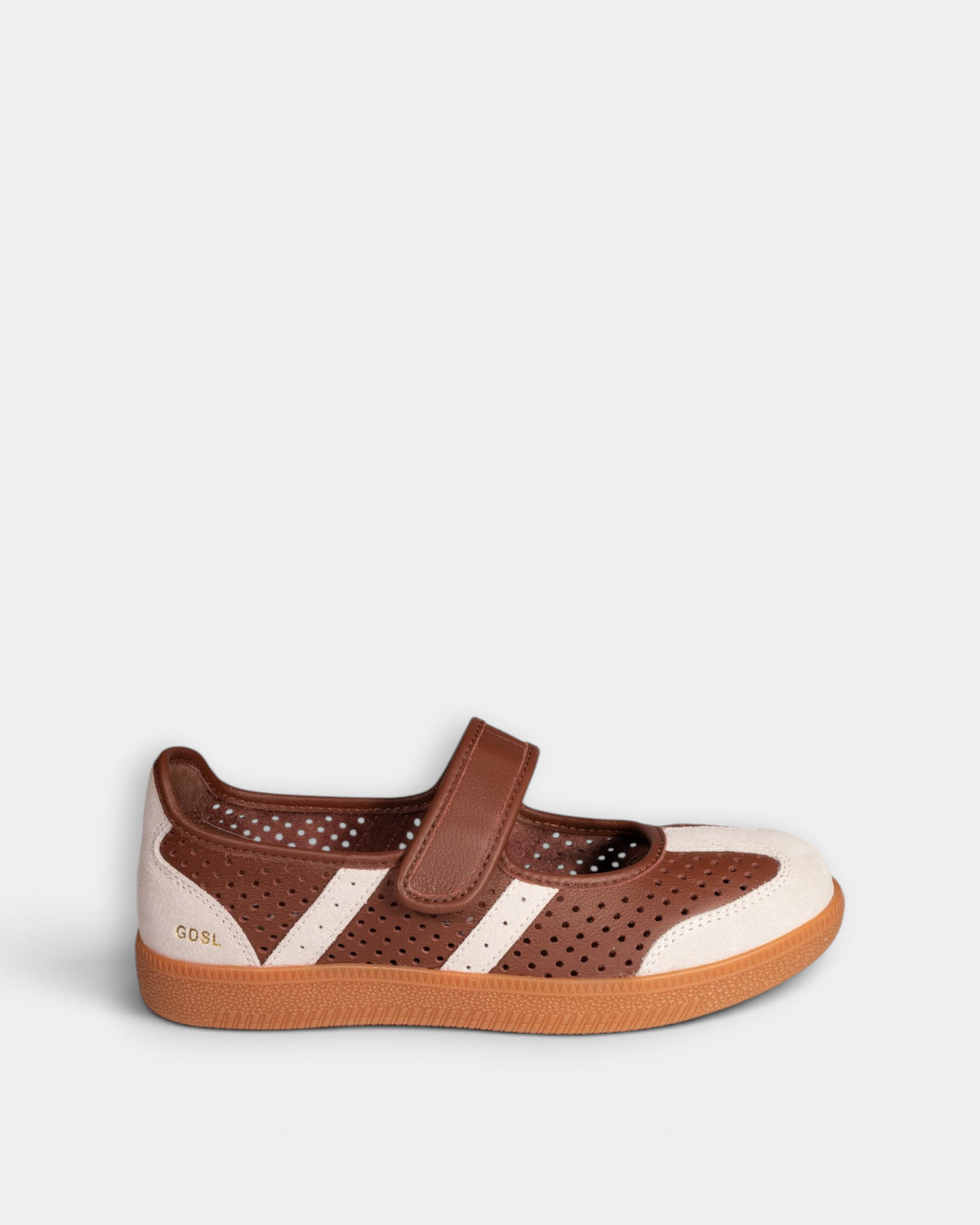 Goodsole 2001 Kindred Punched - Choc/Beige Leather