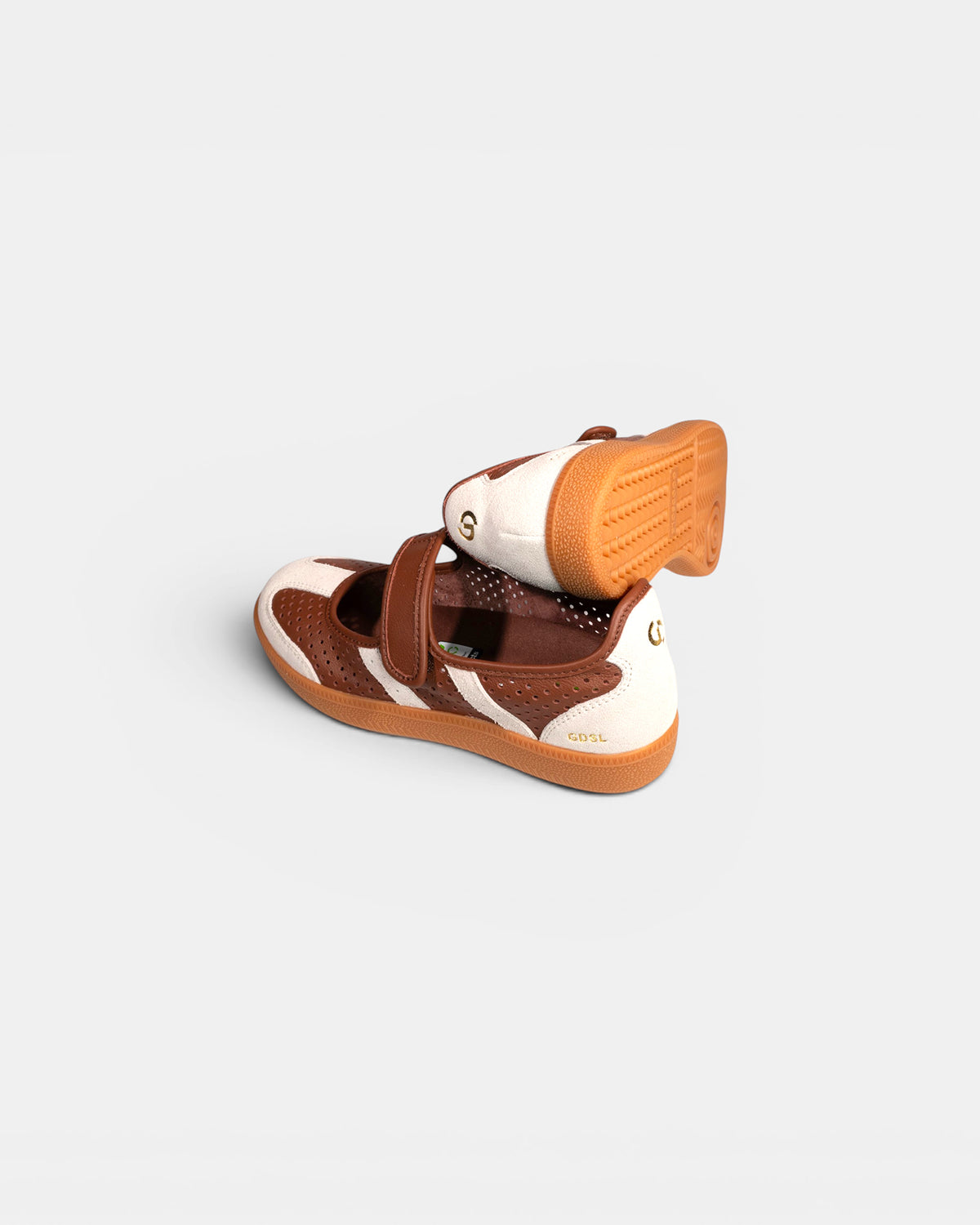 Goodsole 2001 Kindred Punched - Choc/Beige Leather