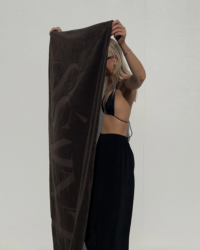 SŚAINT CHOCOLATE TERRY TOWEL