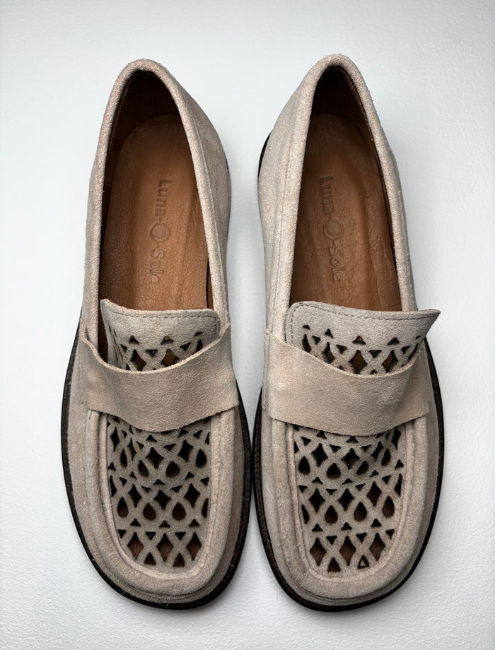 Luna Sole Jess - Beige Suede
