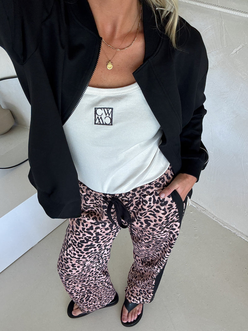 Adeline Pant - Neutral Leopard