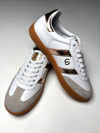Goodsole 2001 Parallel - White/Gold Leather