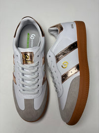 Goodsole 2001 Parallel - White/Gold Leather