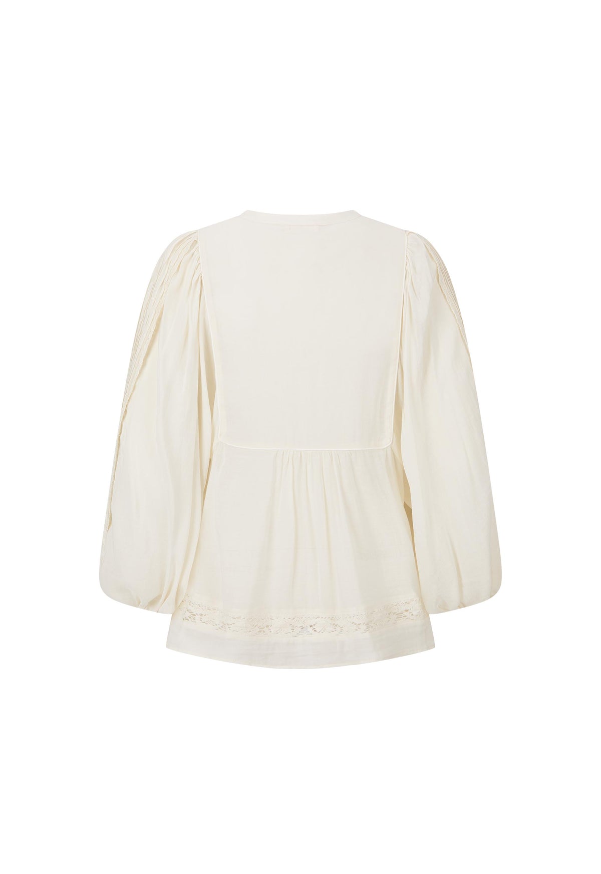 Ines Boho Blouse - Light Sand Cream