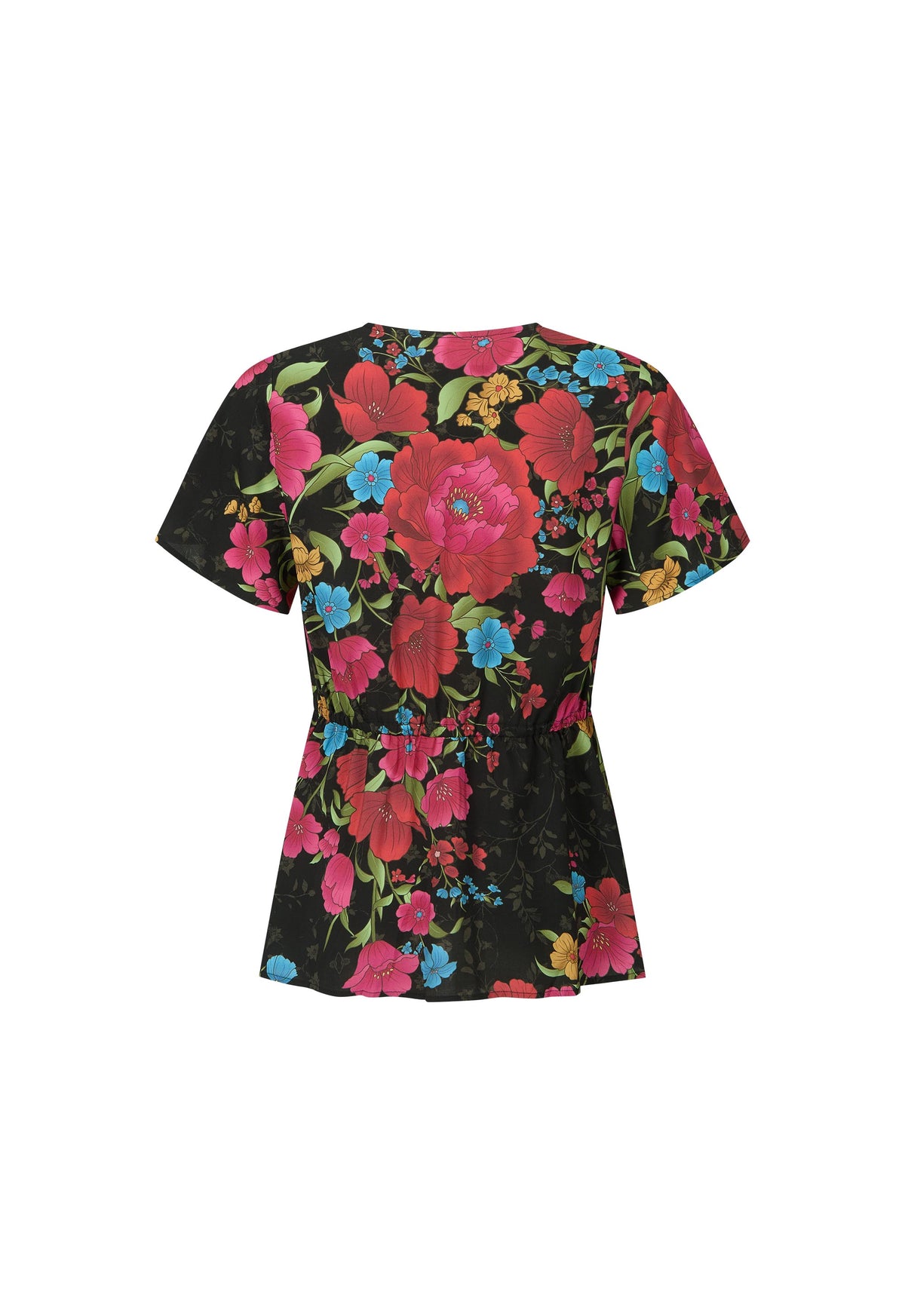 Isola Blouse - Midnight Bloom Black