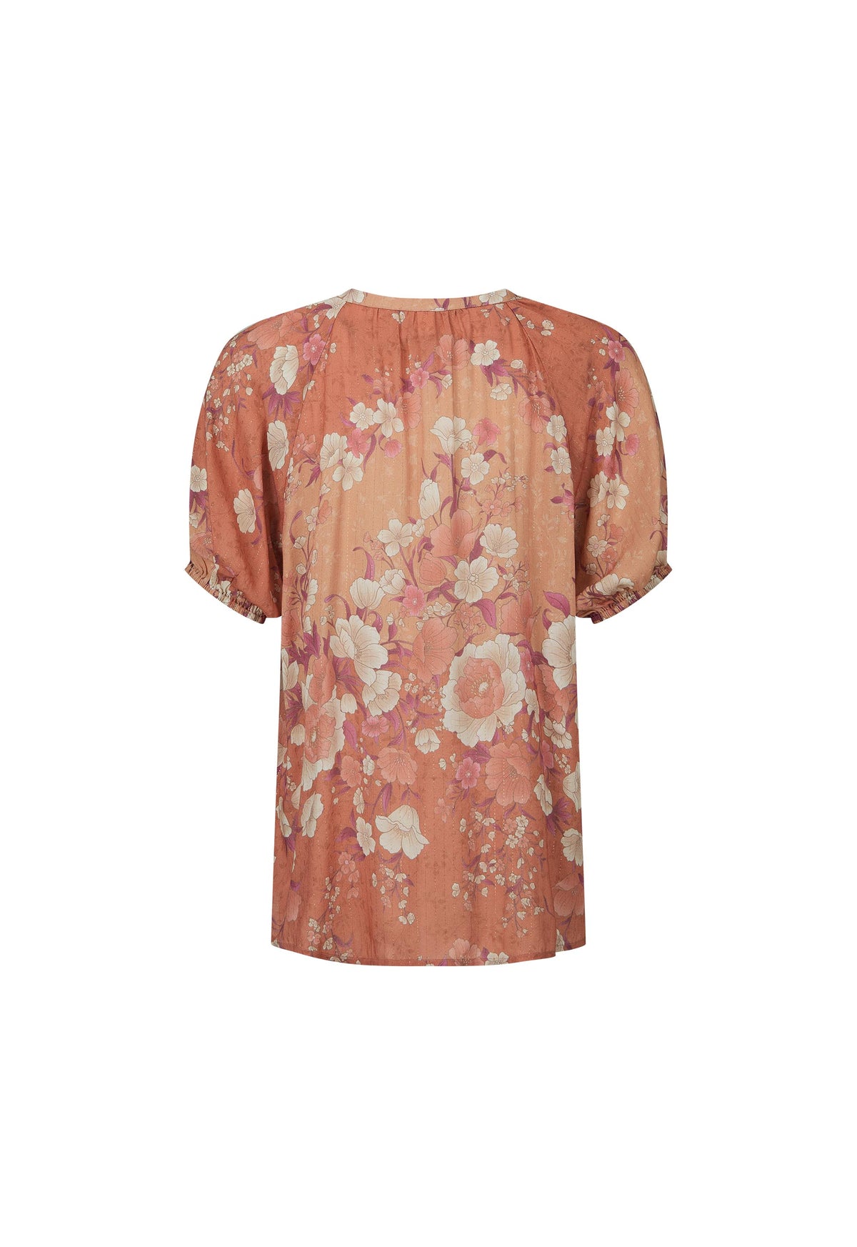 Isola Short Sleeve Blouse - Sunfade Pink