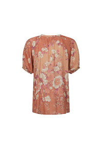 Isola Short Sleeve Blouse - Sunfade Pink