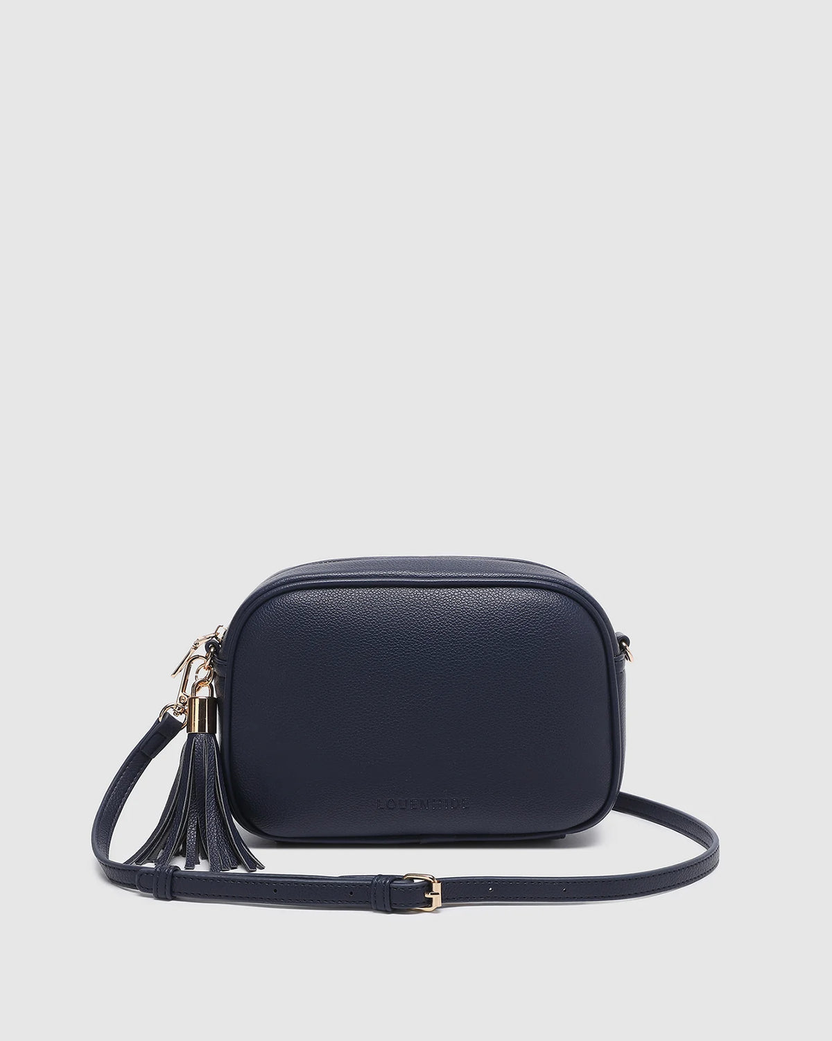 Jacinta Gia Crossbody Bag - Navy. Louenhide