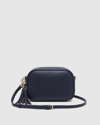 Jacinta Gia Crossbody Bag - Navy. Louenhide