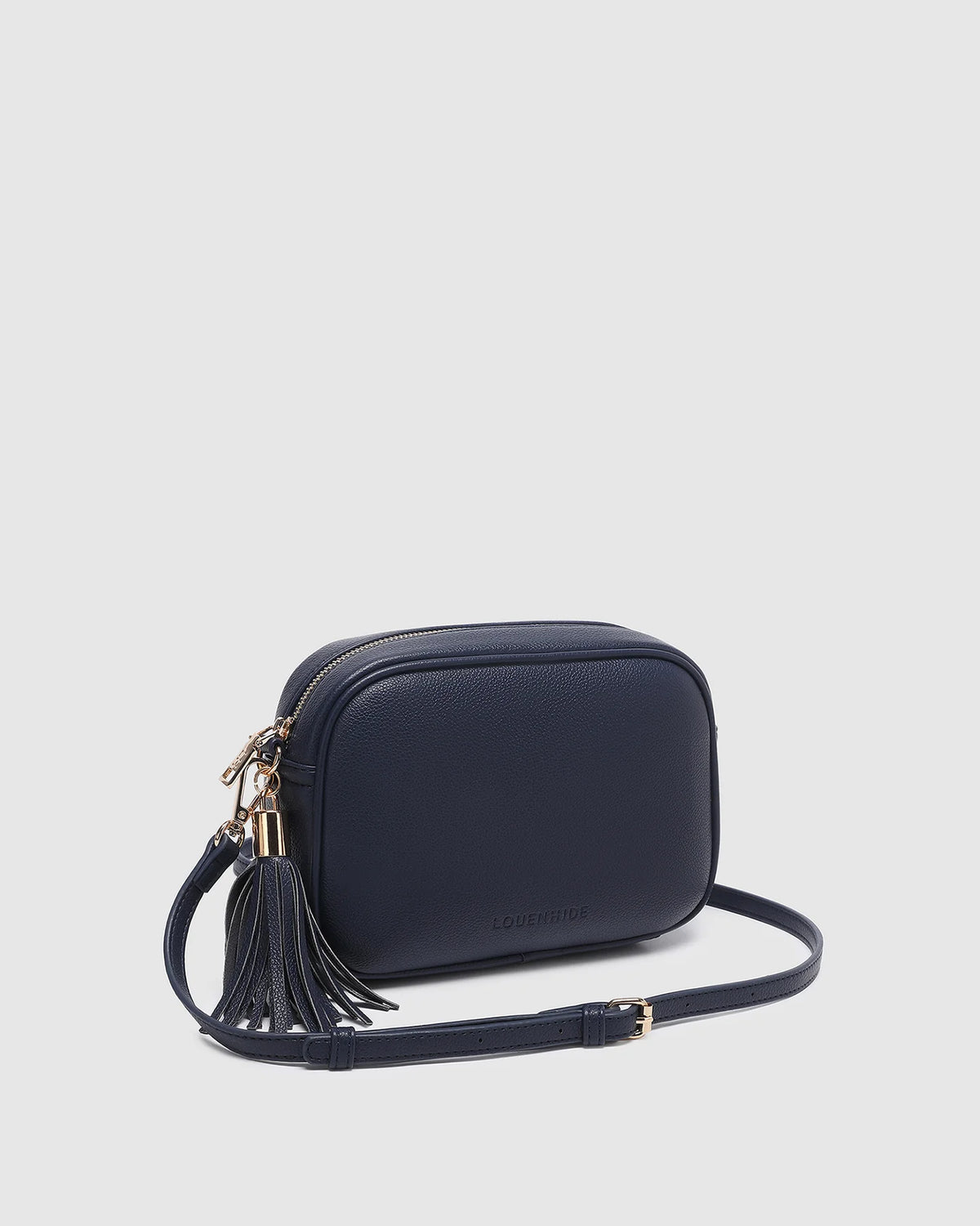 Jacinta Gia Crossbody Bag - Navy. Louenhide