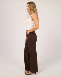 Jacqui Wide Leg - Brown. All About Eve
