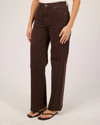 Jacqui Wide Leg - Brown. All About Eve
