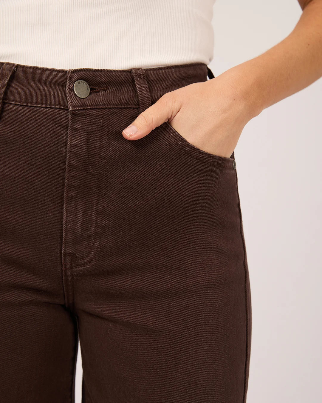 Jacqui Wide Leg - Brown. All About Eve