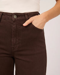 Jacqui Wide Leg - Brown. All About Eve