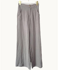 Jude Linen Pants – Grey