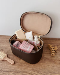 Juliette & Charlee Cosmetic Case Set - Chocolate