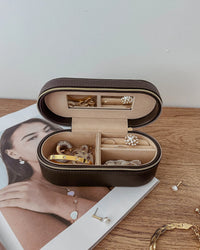 Juliette & Charlee Cosmetic Case Set - Chocolate