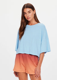Jules Cropped Tee - Jewel