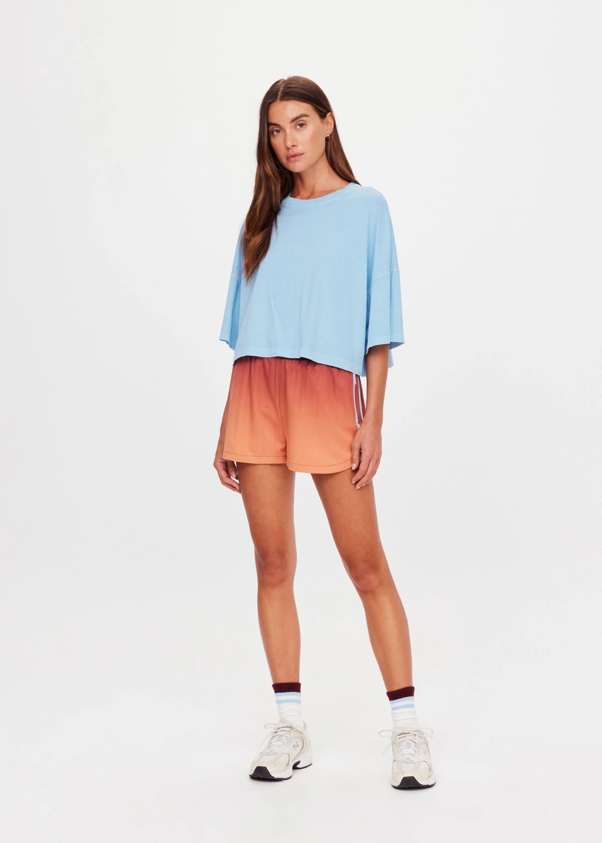 Jules Cropped Tee - Jewel