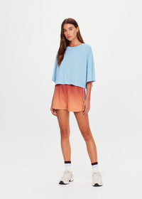 Jules Cropped Tee - Jewel