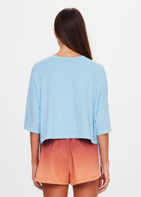 Jules Cropped Tee - Jewel