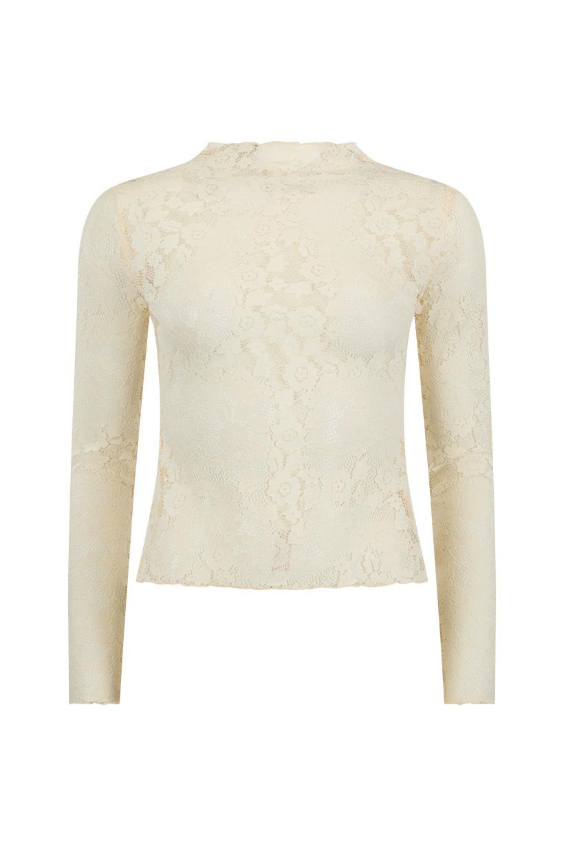 Juliette Lace Top - Vintage Cream