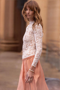 Juliette Lace Top - Vintage Cream