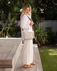 Kasey Crossbody Bag - Linen. Louenhide