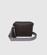 Kasey Crossbody Bag - Chocolate. Louenhide