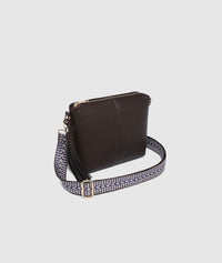 Kasey Crossbody Bag - Chocolate. Louenhide