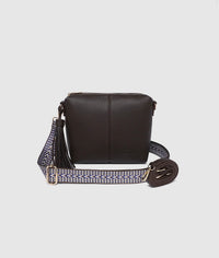 Kasey Crossbody Bag - Chocolate. Louenhide