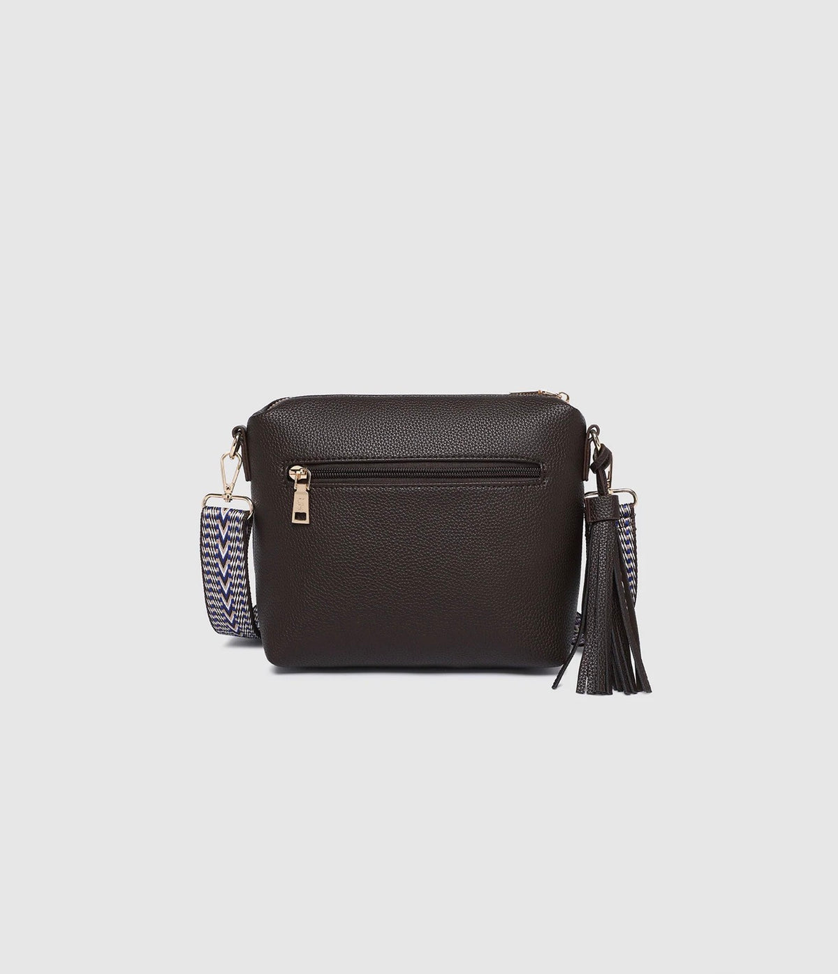 Kasey Crossbody Bag - Chocolate. Louenhide