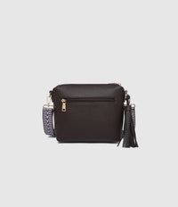 Kasey Crossbody Bag - Chocolate. Louenhide