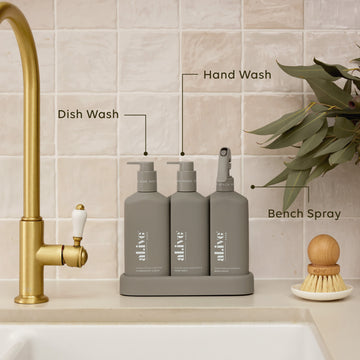 Kitchen Trio - Lemon Myrtle & Honeydew + Willow Gum & Lemon Myrtle. Al.ive Body
