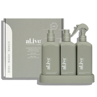 Kitchen Trio - Lemon Myrtle & Honeydew + Willow Gum & Lemon Myrtle. Al.ive Body
