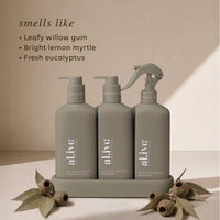 Kitchen Trio - Lemon Myrtle & Honeydew + Willow Gum & Lemon Myrtle. Al.ive Body