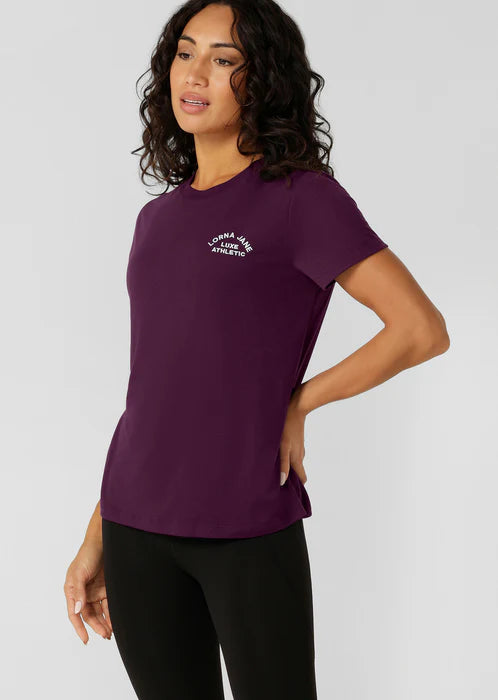 Lotus T-Shirt - Dark Grape