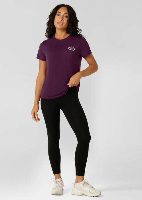 Lotus T-Shirt - Dark Grape