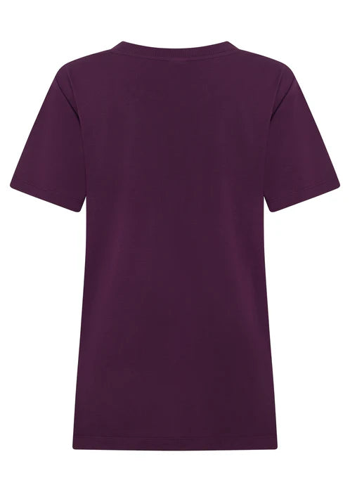 Lotus T-Shirt - Dark Grape