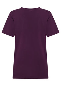 Lotus T-Shirt - Dark Grape