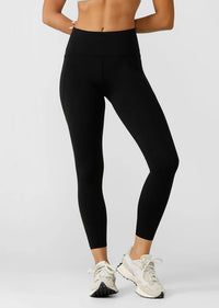 Amy Phone Pocket Ankle Biter Tech Leggings - Recycled Black