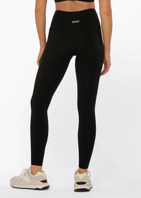 Amy Phone Pocket Full Length Tech Leggings - Black