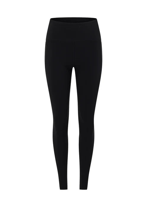 Amy Phone Pocket Full Length Tech Leggings - Black