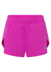 Lightspeed Phone Pocket Run Shorts - Electric Pink