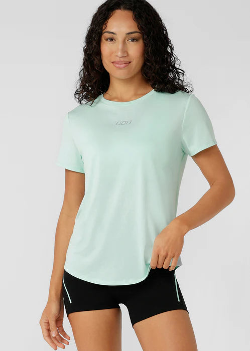 Amy Dynamic Active T-shirt - Mint Cream Marl