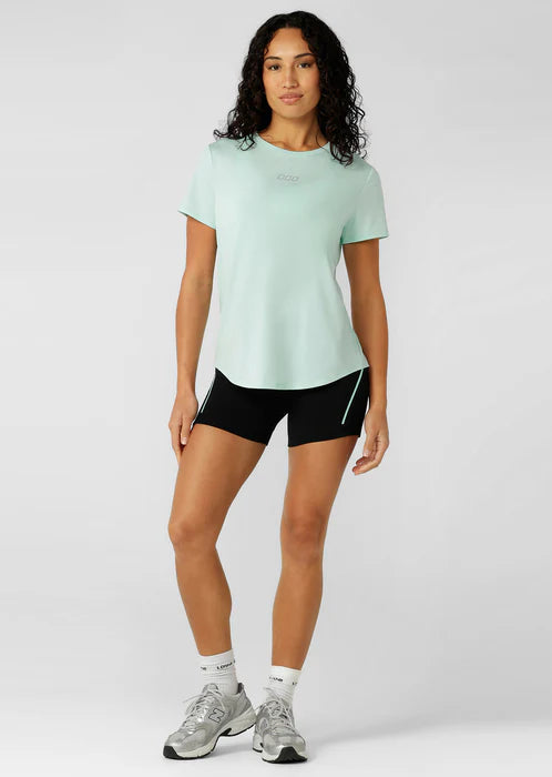 Amy Dynamic Active T-shirt - Mint Cream Marl