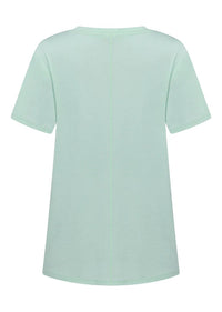 Amy Dynamic Active T-shirt - Mint Cream Marl